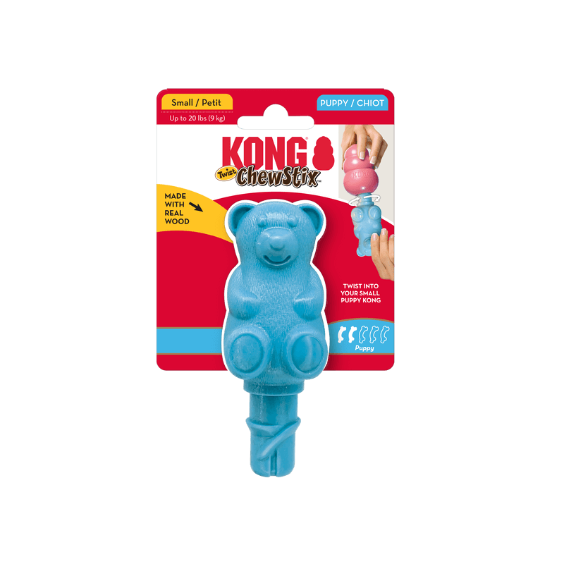 KONG - ChewStix Puppy Twist Bear (For Puppies)